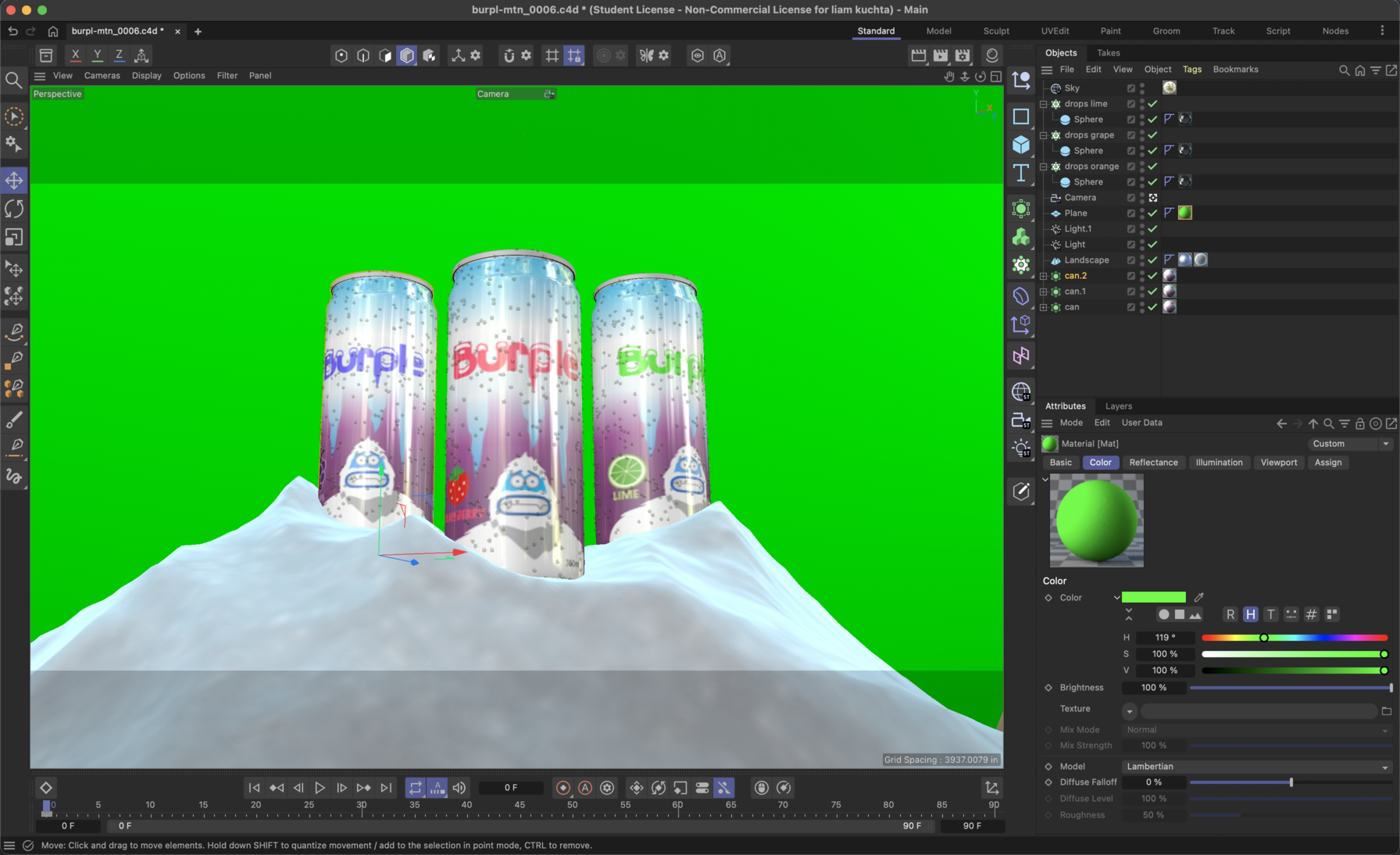 Sportsnet 3D process screenshot two