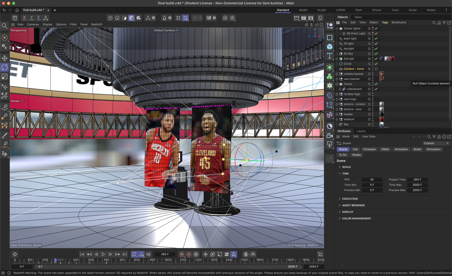 Sportsnet 3D process screenshot two